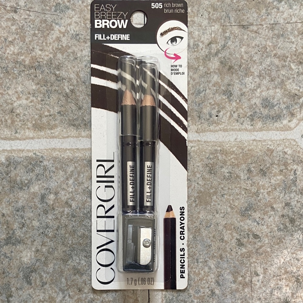 COVERGIRL Fill + Define Brow Pencils Duo - Rich Brown